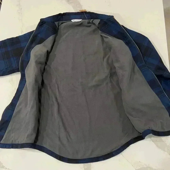 Field & Stream NWT Jacket Flannel Sherpa Fleece Lined FullZip Outerwear Mens S/M - Picture 6 of 6